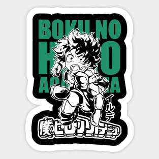 Deku – The Hero Who Never Gives Up Sticker